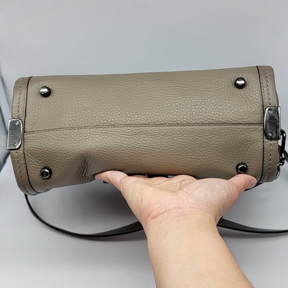 Coach Swagger 27 34816 Fog Purse Satchel - Picture 6 of 10